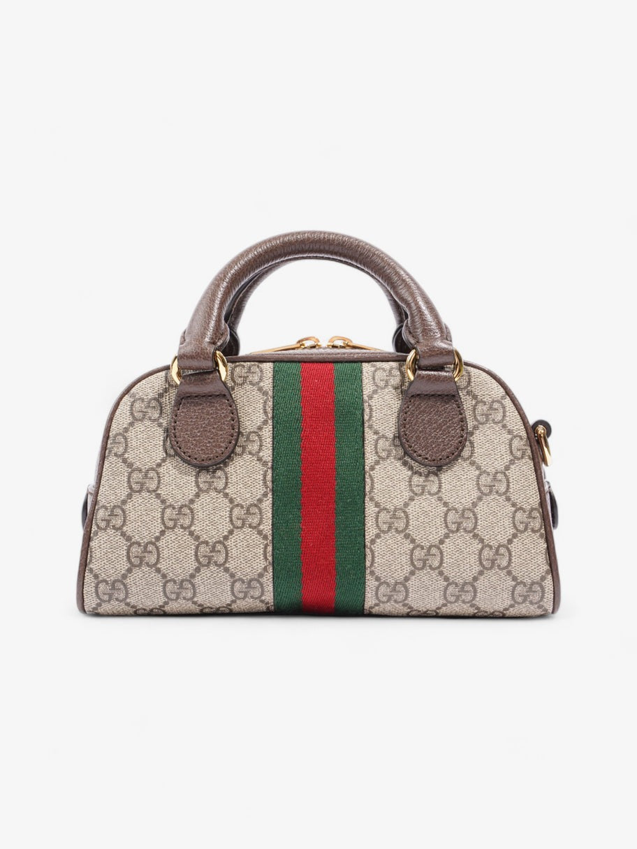 Gucci Ophidia Mini Gg Supreme-canvas Top-handle Bag