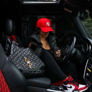 Saint Laurent ICARE MAXI SHOPPING BAG IN QUILTED LAMBSKIN