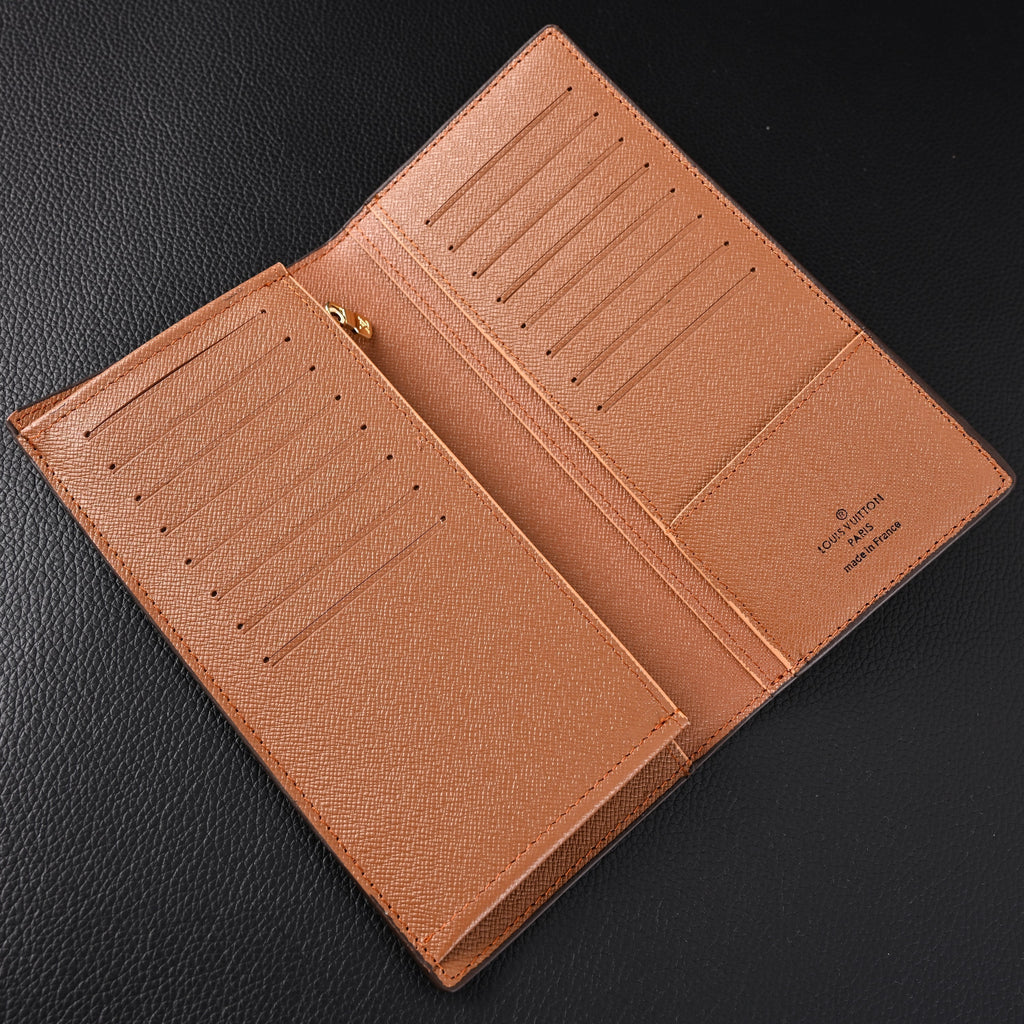 Louis Vuitton Brazza Wallet – Monogram Eclipse Canvas Long Bifold (M61697)